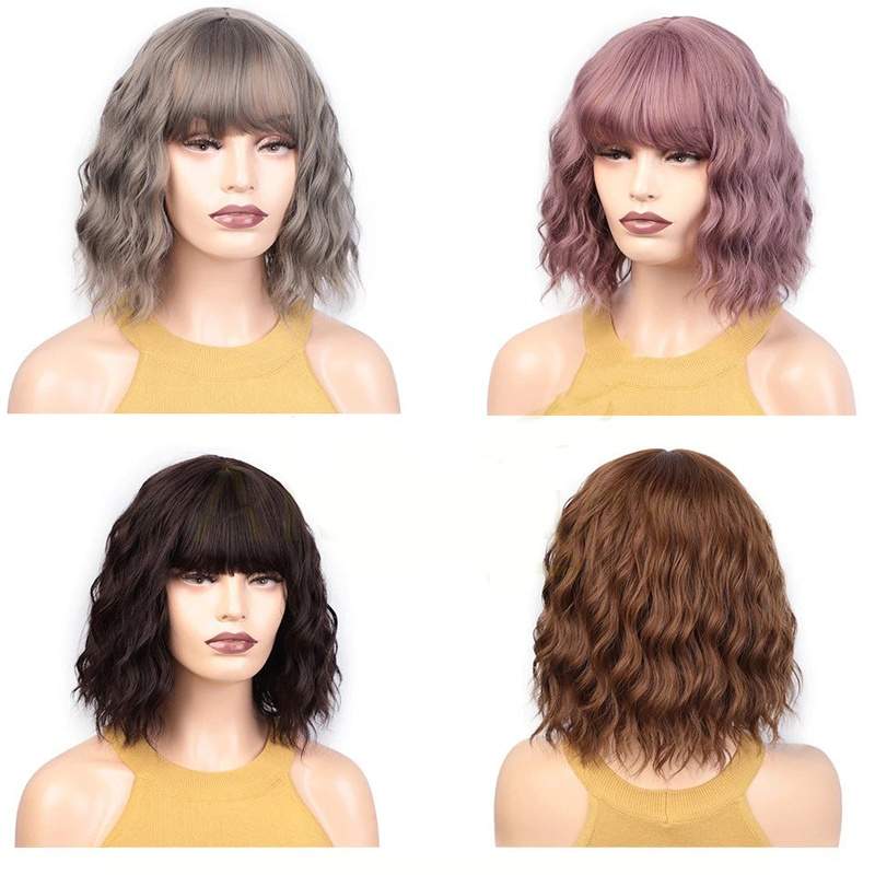 Synthetic Short Wigs With Cosplay Wigs - Trendycomfy