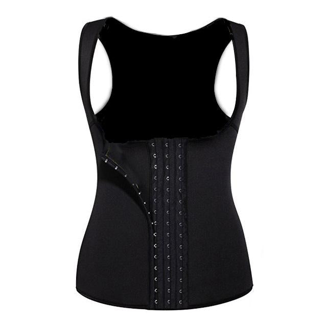 Tummy Belt Shaper Vest Sweat Burning 3 Rows Of Hook - Ayoshade