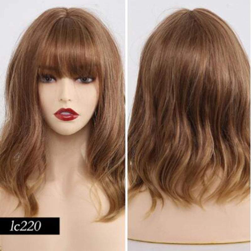 Short Natural Wave Hair Synthetic Wigs - Trendycomfy