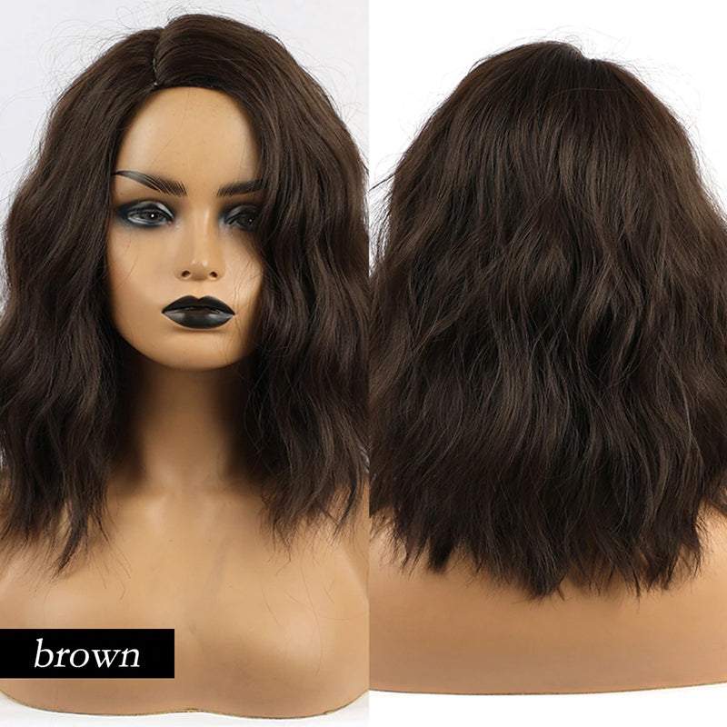 Short Natural Wave Hair Synthetic Wigs - Trendycomfy