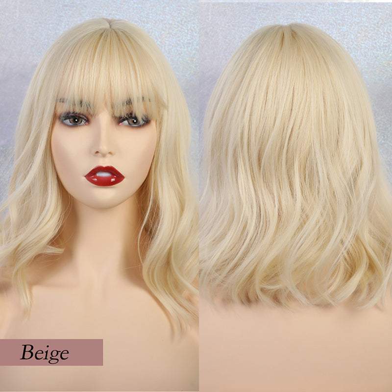 Short Natural Wave Hair Synthetic Wigs - Trendycomfy