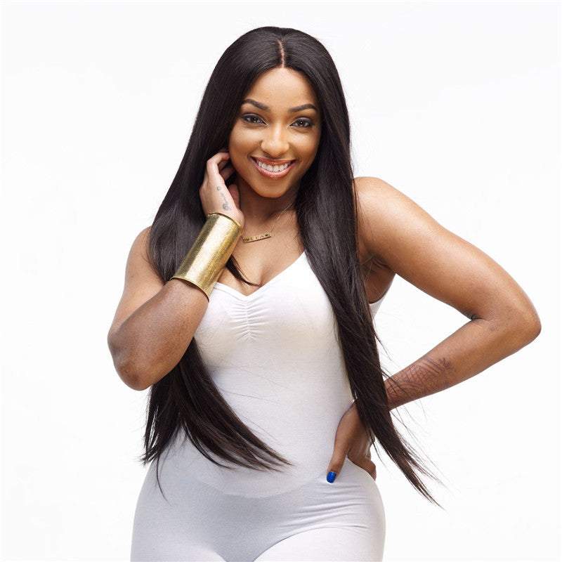Straight Natural Party False Hair Wig - Trendycomfy