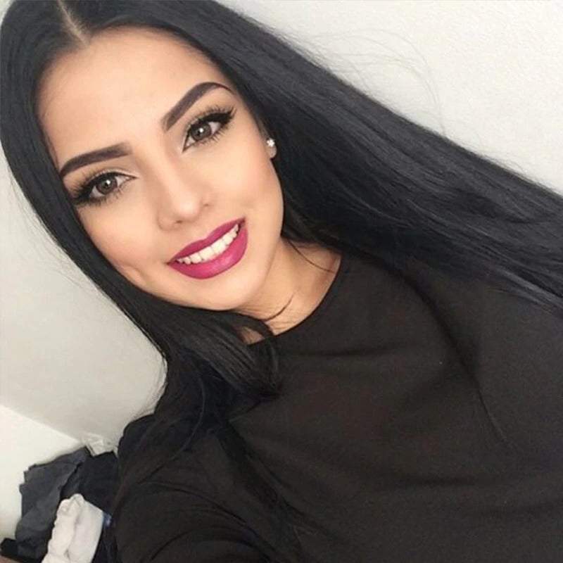 Straight Natural Party False Hair Wig - Trendycomfy